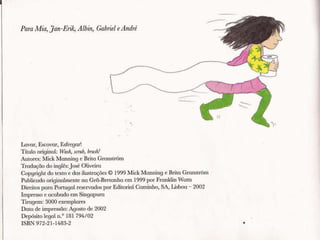 Livro lavar, escovar e esfregar