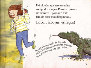 Livro lavar, escovar e esfregar