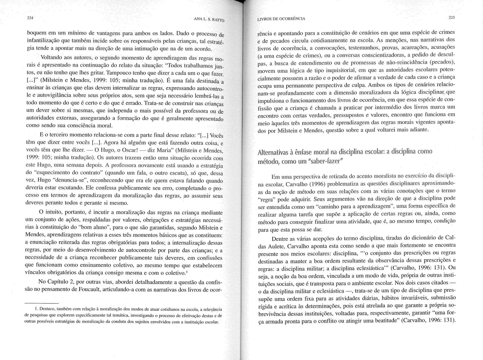 Livro livros de ocorrência ratto