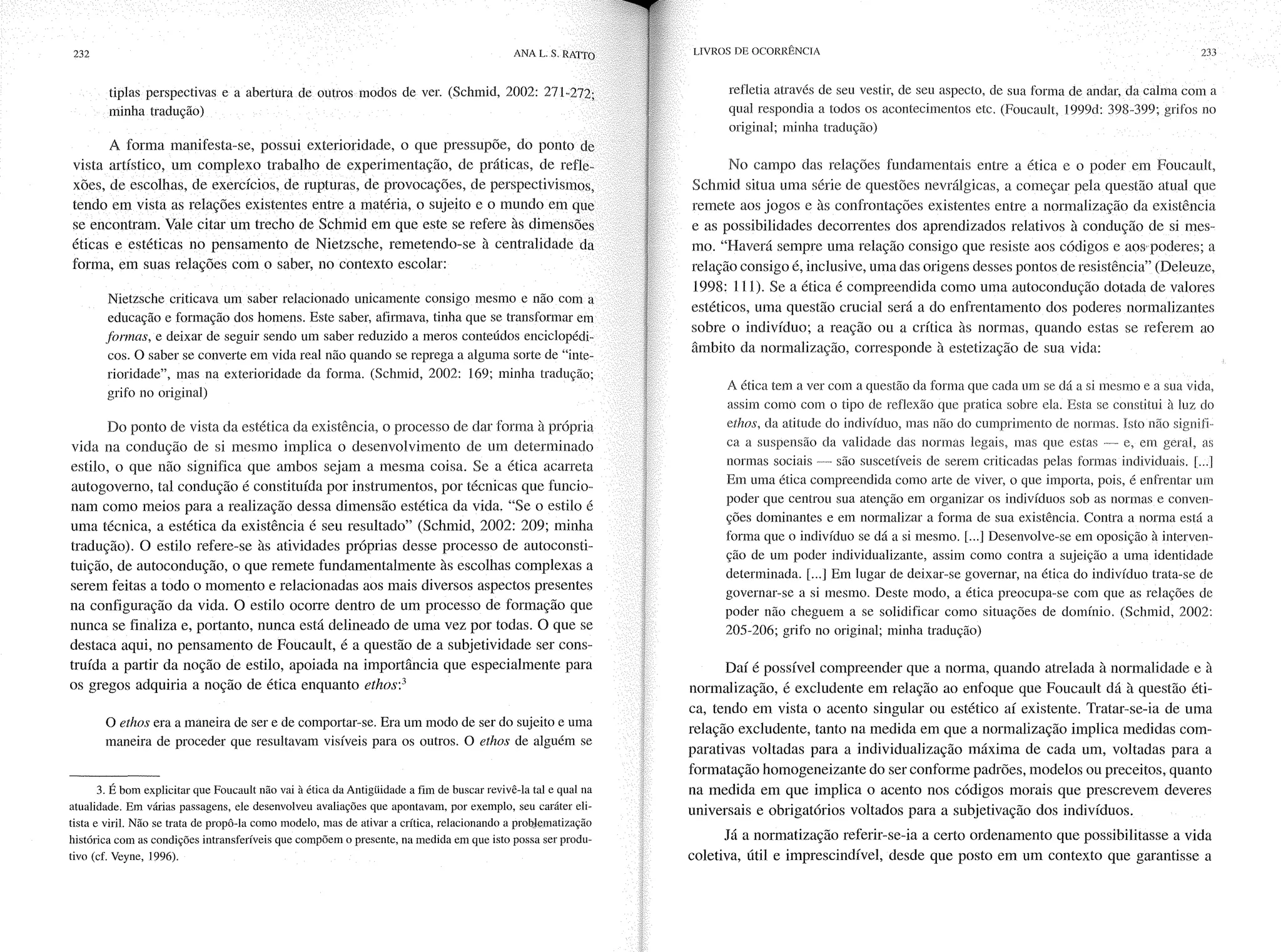 Livro livros de ocorrência ratto