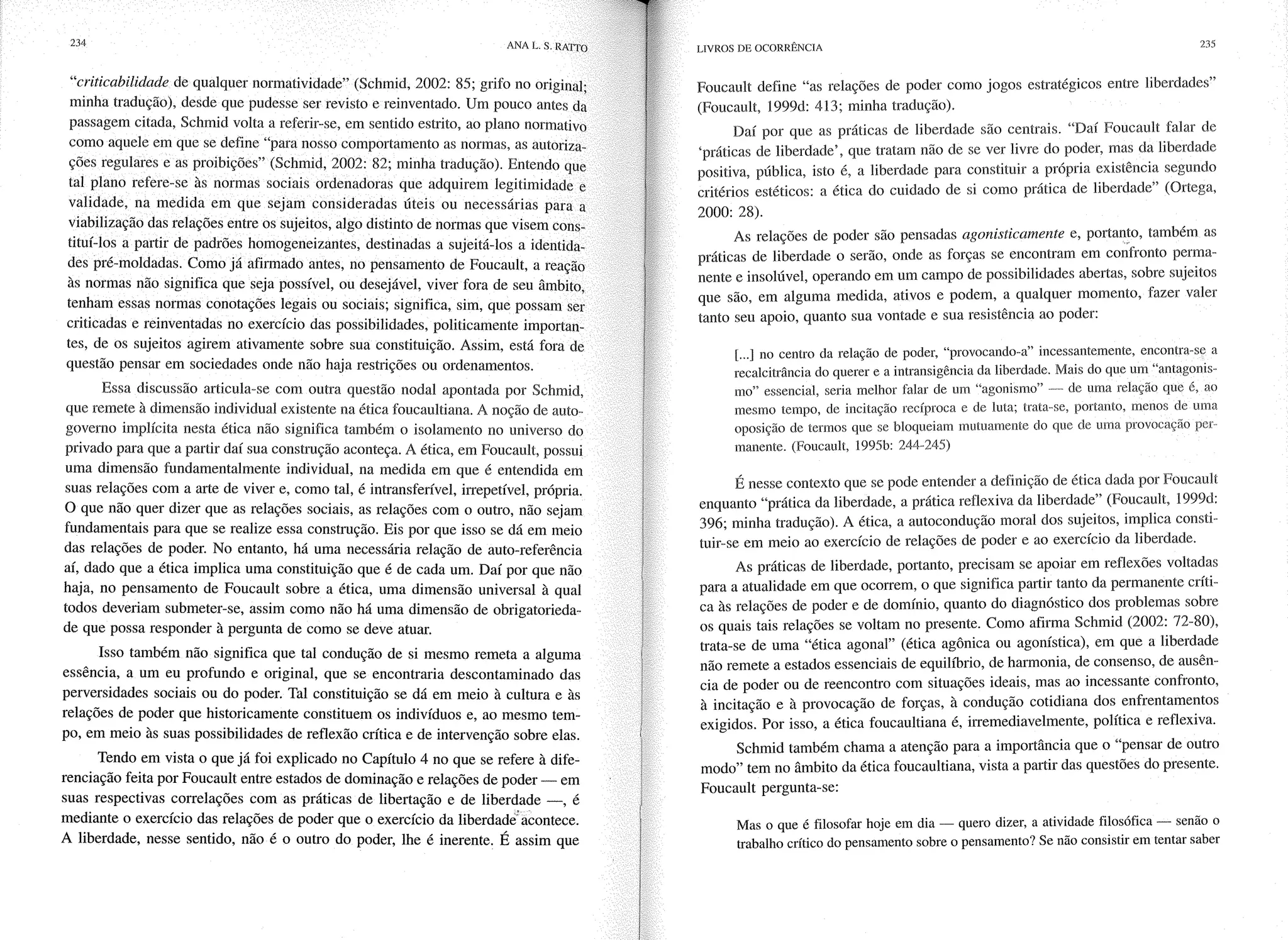 Livro livros de ocorrência ratto