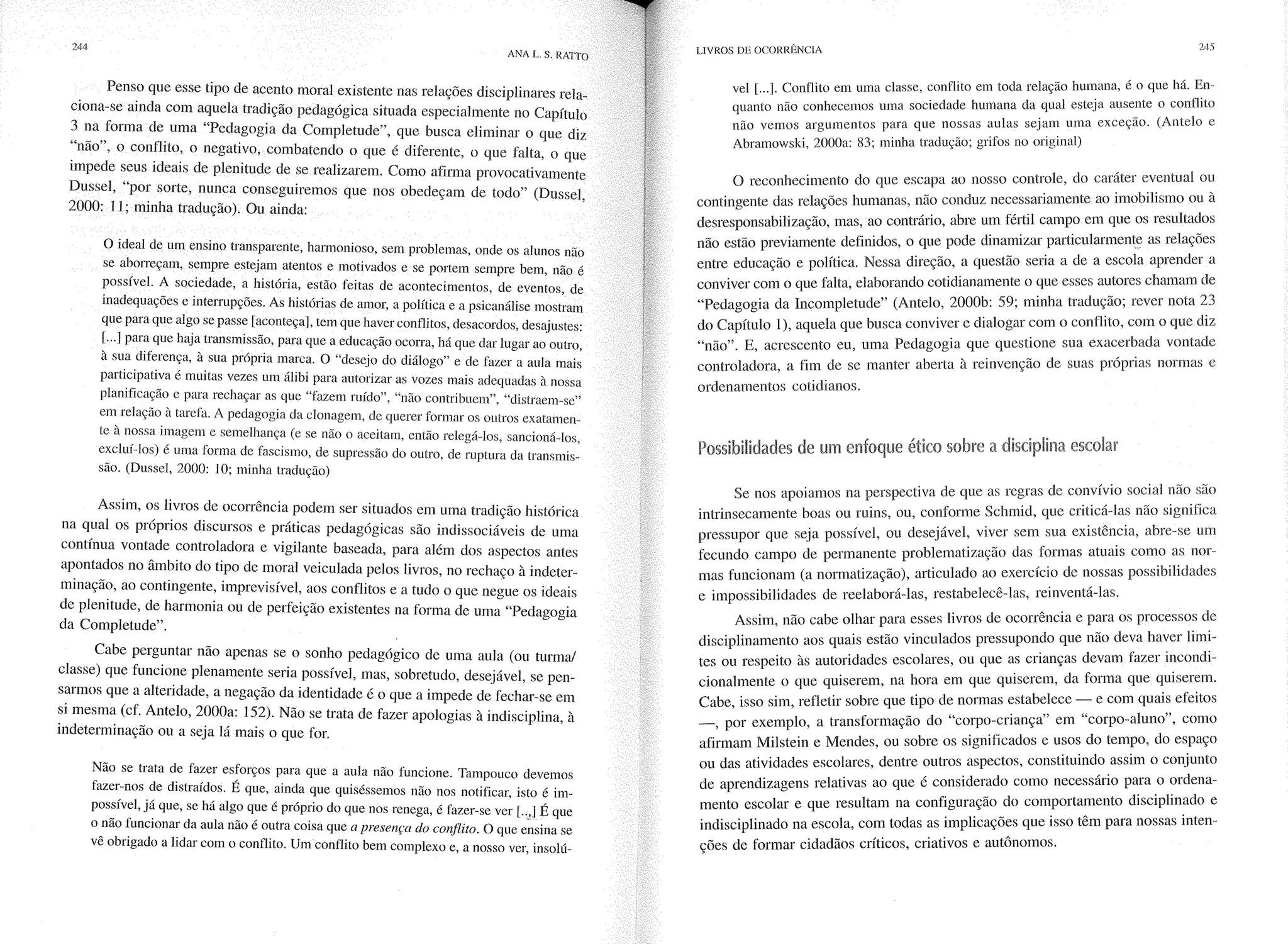 Livro livros de ocorrência ratto