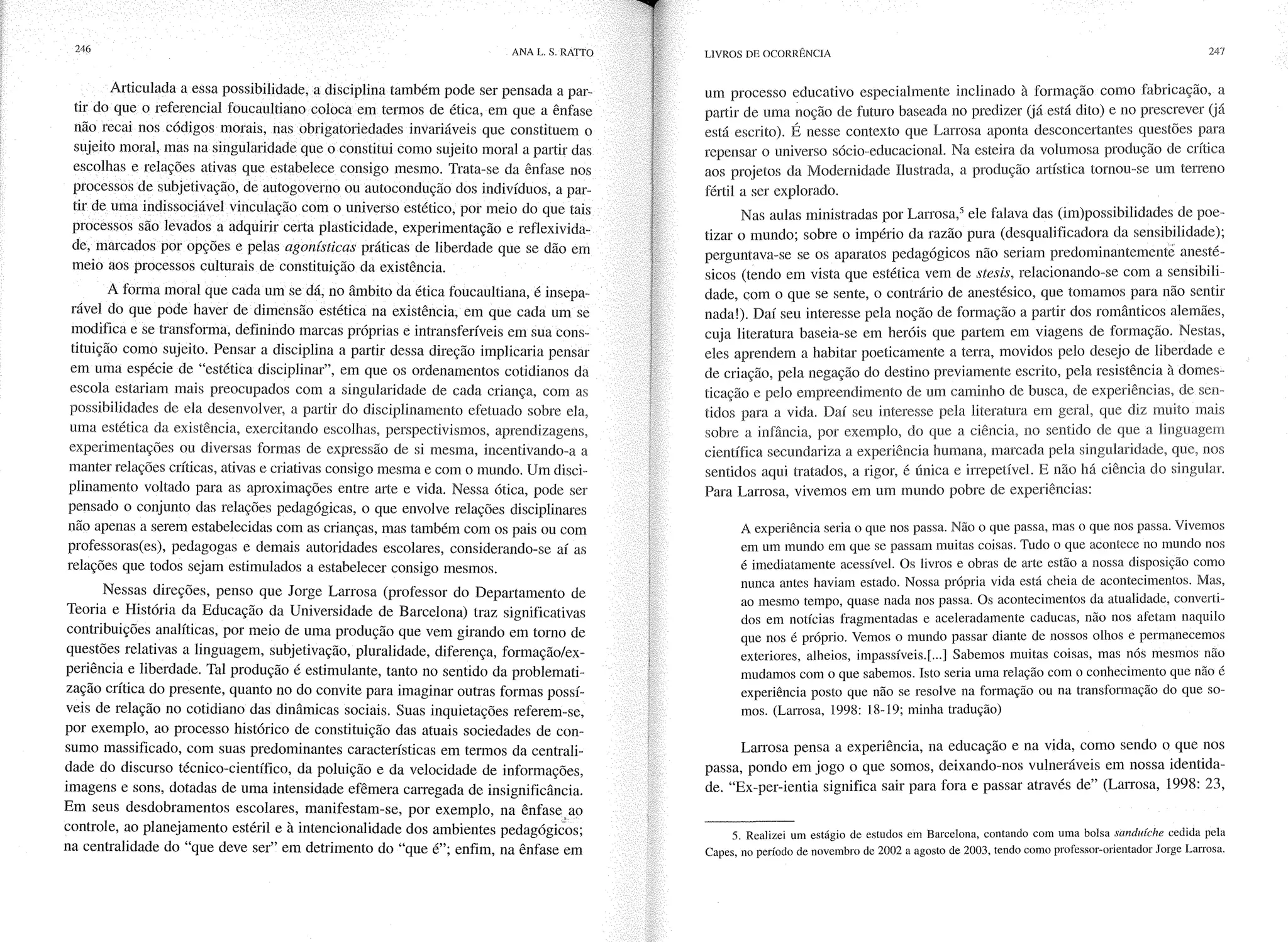 Livro livros de ocorrência ratto