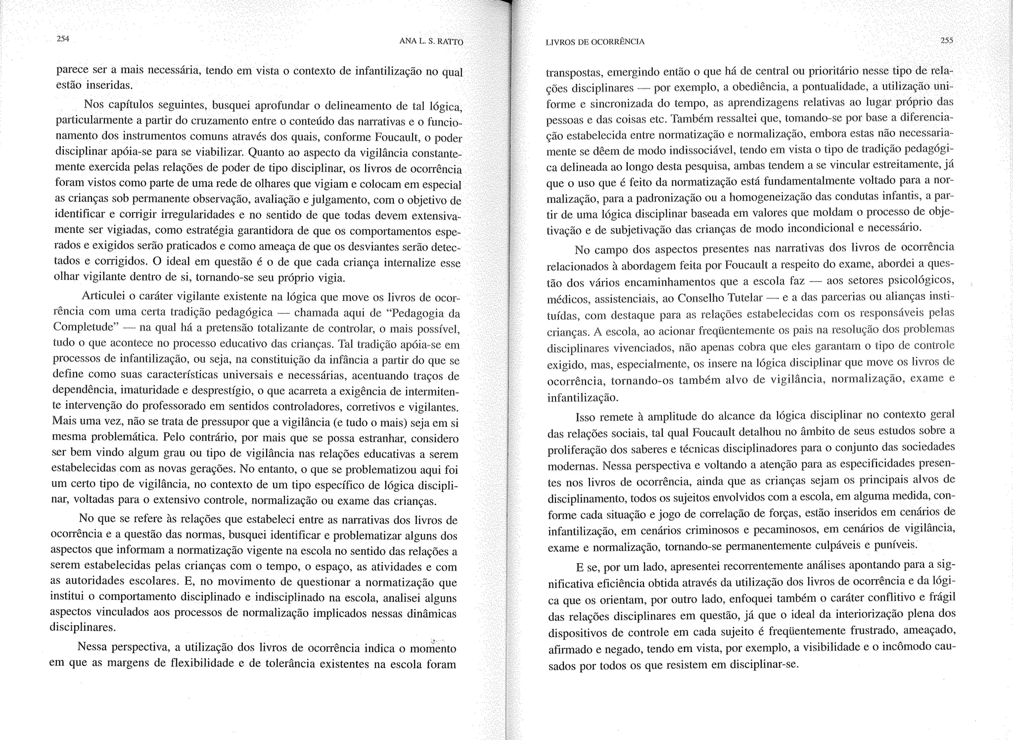 Livro livros de ocorrência ratto