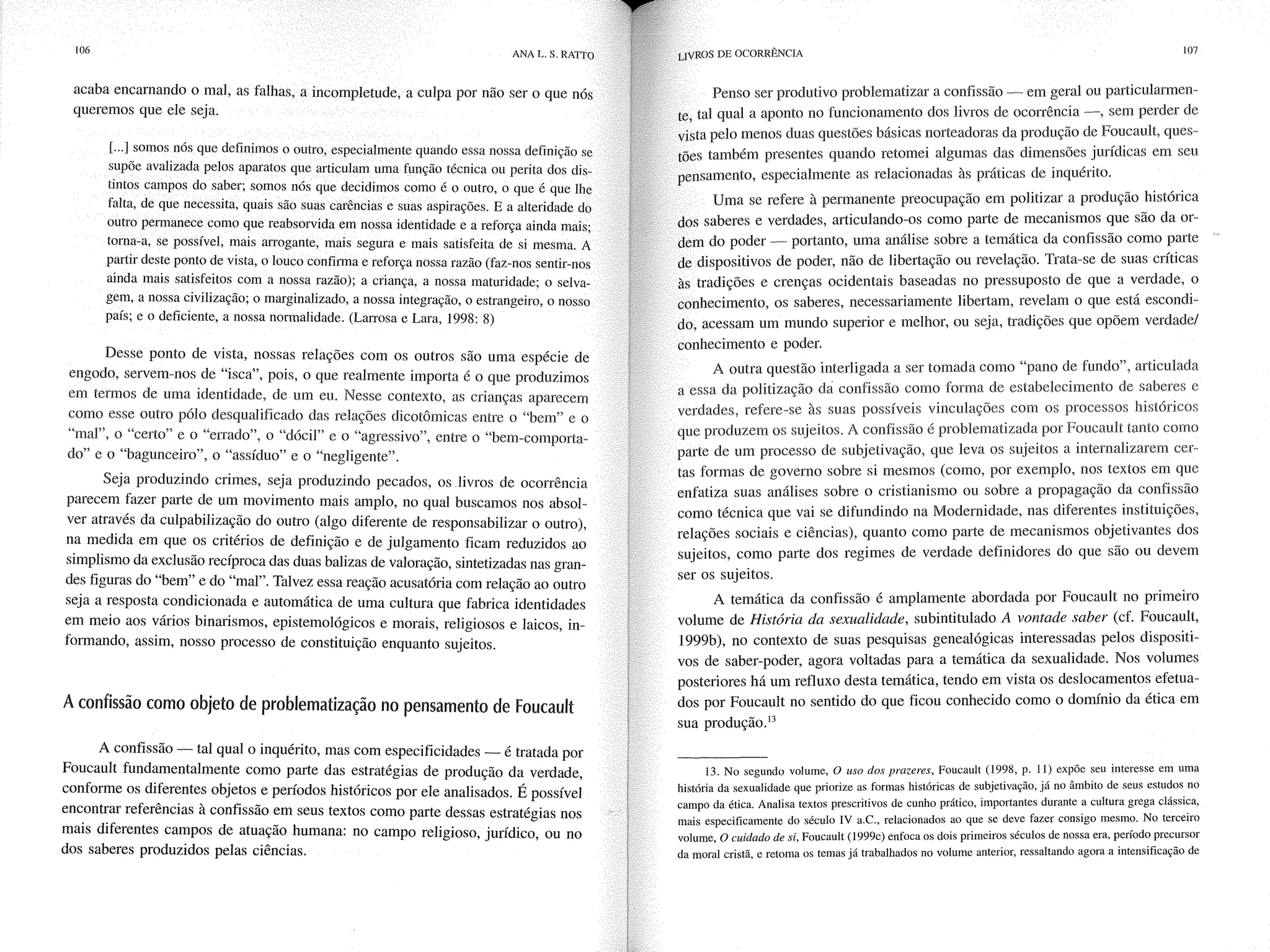 Livro livros de ocorrência ratto