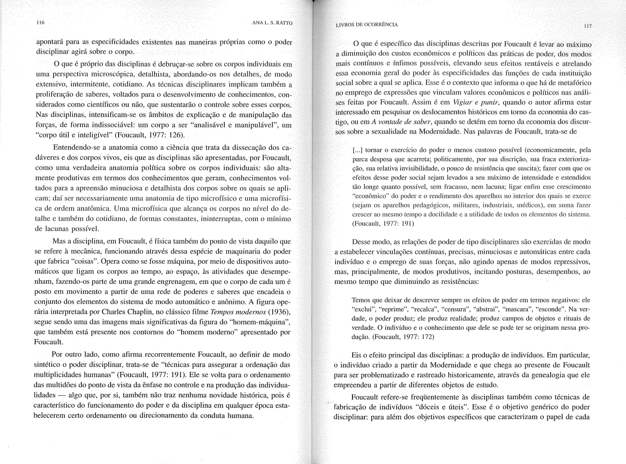 Livro livros de ocorrência ratto