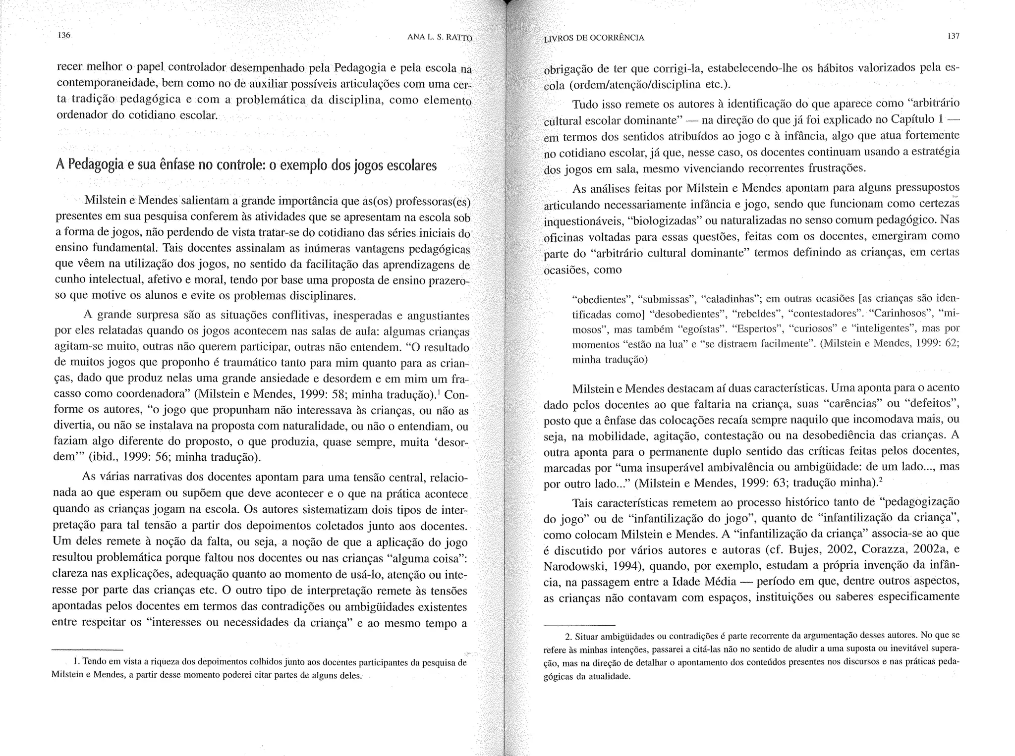 Livro livros de ocorrência ratto