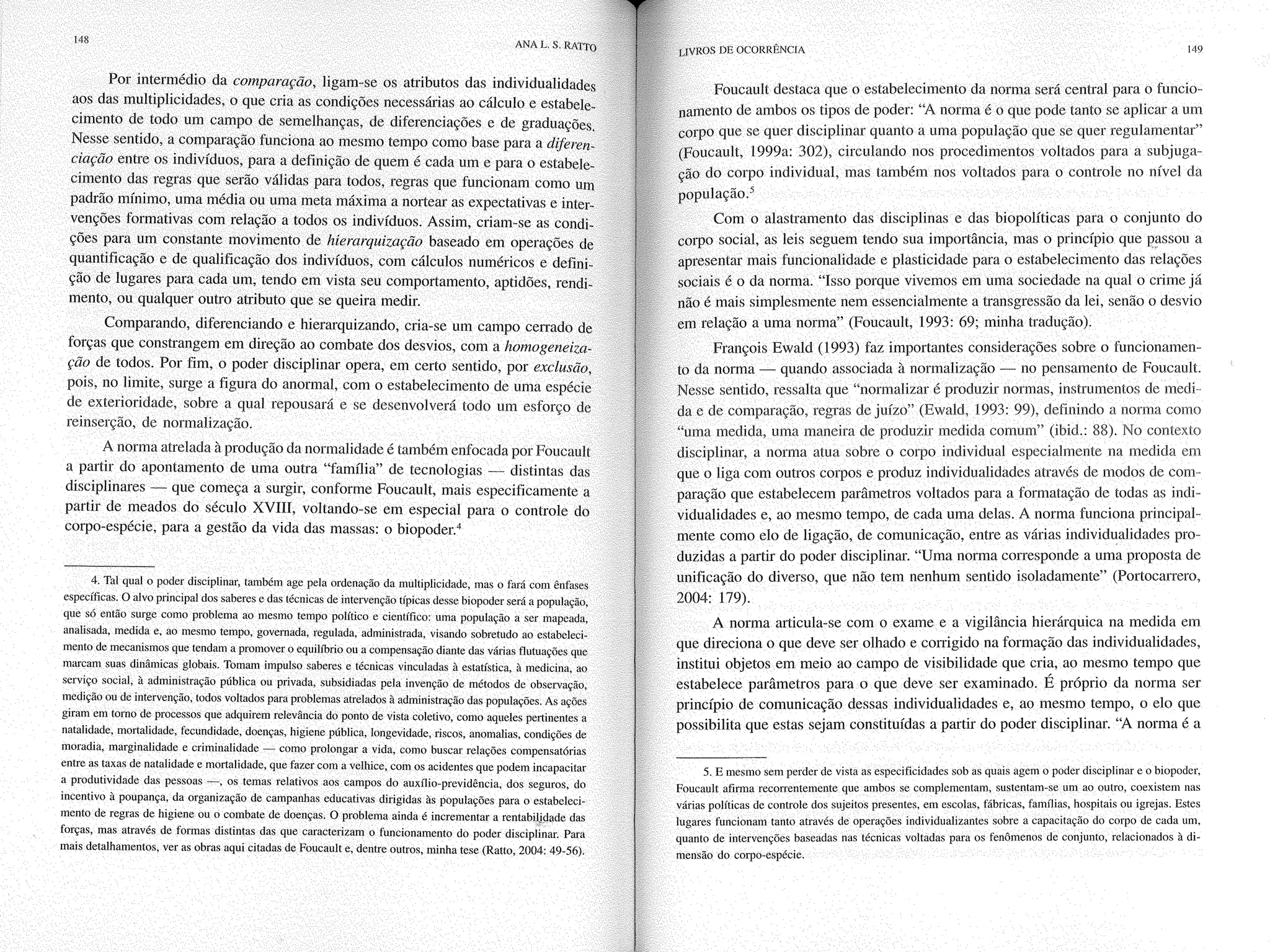 Livro livros de ocorrência ratto