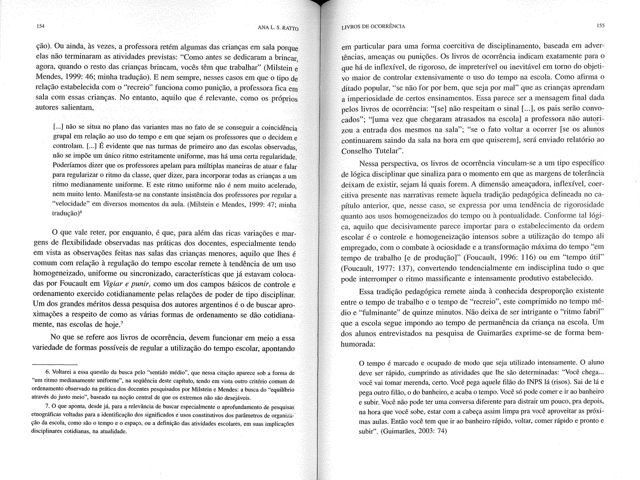 Livro livros de ocorrência ratto