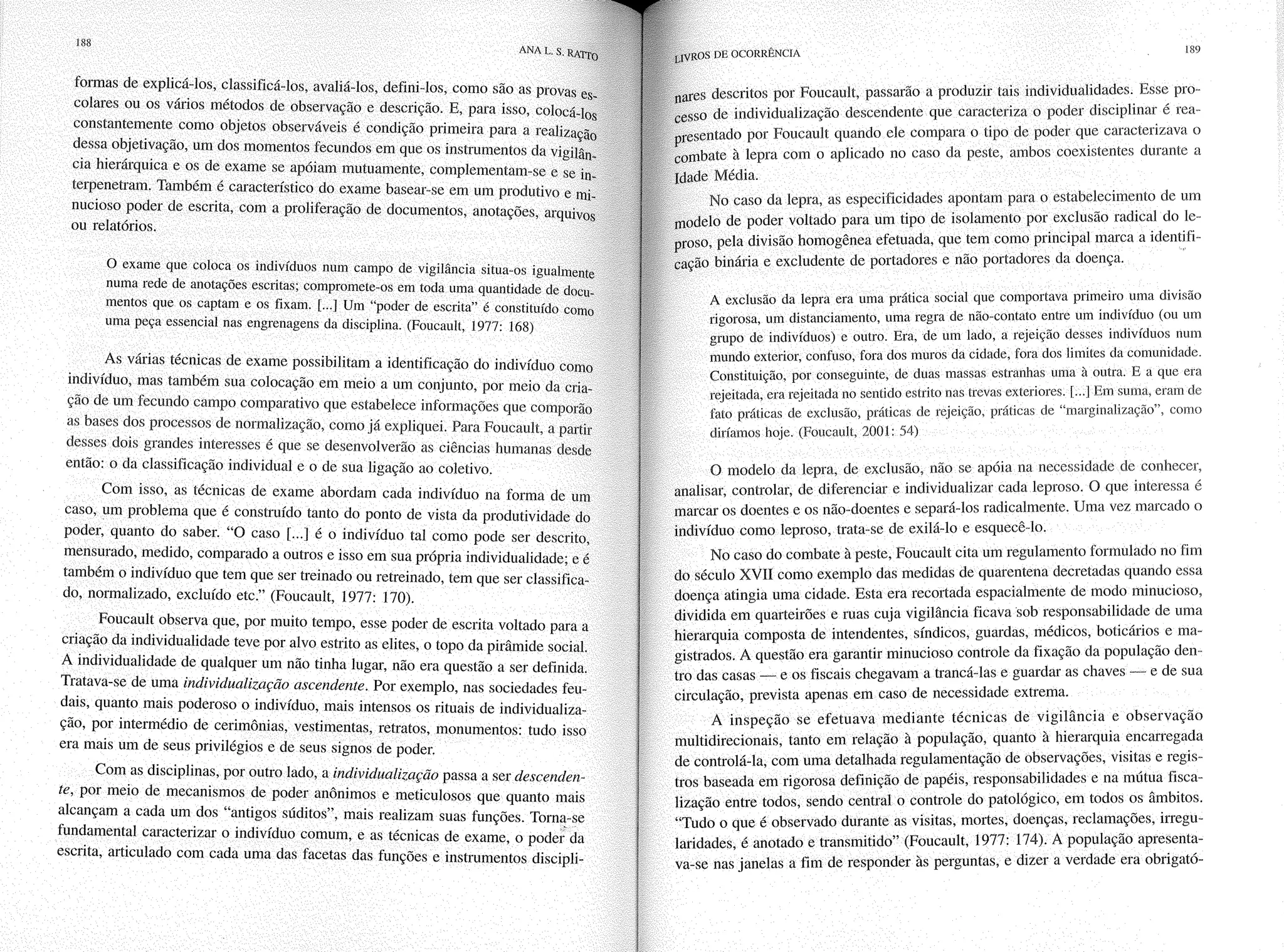 Livro livros de ocorrência ratto