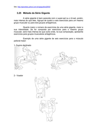 Supino explosivo inclinado alternado c/ halter, Catálogo de Exercícios
