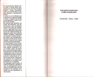 Livro - Porque planejar como planejar