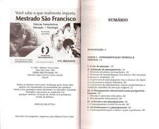 Livro - Porque planejar como planejar