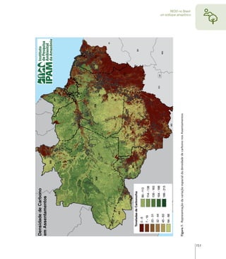 Figura 7. Representação da variação espacial da densidade de carbono nos Assentamentos
                                                                                               um enfoque amazônico
                                                                                                      REDD no Brasil:




151
 