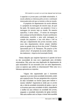 Salvação e Serviço