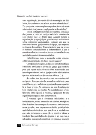 Salvação e Serviço