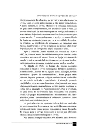 Salvação e Serviço