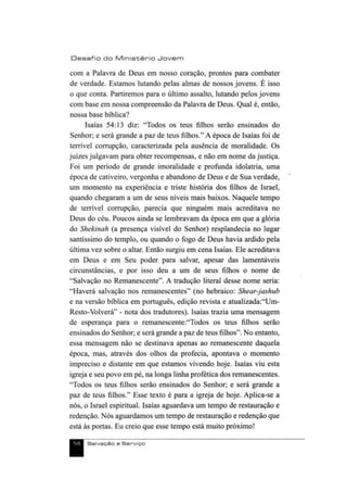 Salvação e Serviço