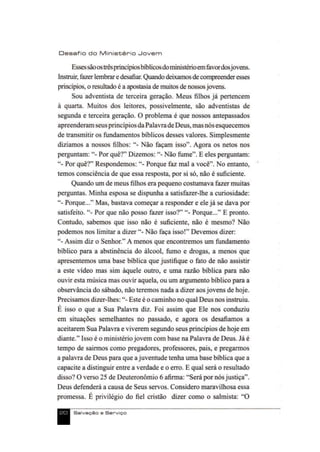 Salvação e Serviço