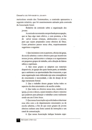 Salvação e Serviço