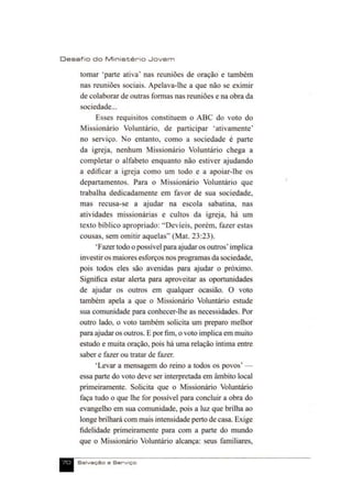 Salvação e Serviço