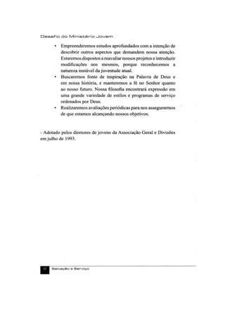 Salvação e Serviço