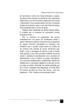 Salvação e Serviço