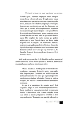 Salvação e Serviço