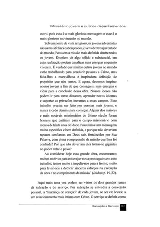 Salvação e Serviço