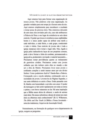 Salvação e Serviço