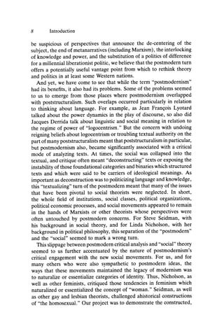 social postmodernism