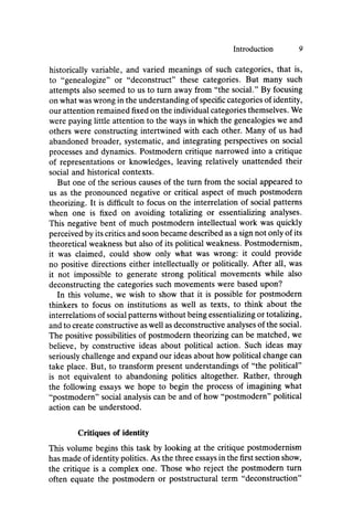 social postmodernism