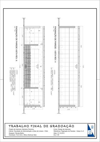 09

Curso: Design de Interiores

Designer: Renata Bellon
Orientador: Prof. M.Sc. Wilson Barbosa Neto

Data: 31.10.2013
Esc.1:50

13

Projeto de Interiores: Banheiro Feminino

 