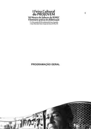 PROGRAMAÇÃO GERAL
8
 