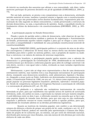 Constituição e Direitos Fundamentais em Perspectiva