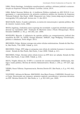 Constituição e Direitos Fundamentais em Perspectiva