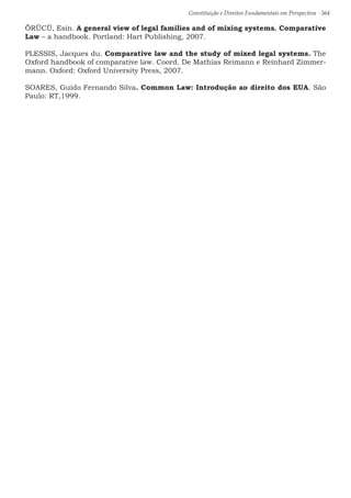 Constituição e Direitos Fundamentais em Perspectiva