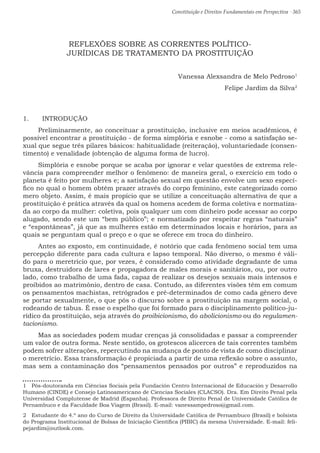 Constituição e Direitos Fundamentais em Perspectiva