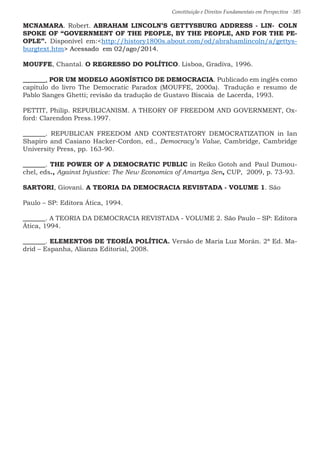 Constituição e Direitos Fundamentais em Perspectiva