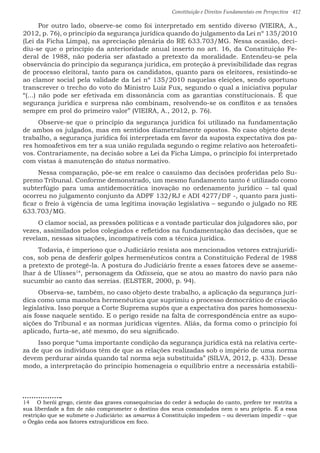 Constituição e Direitos Fundamentais em Perspectiva