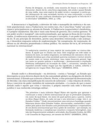 Constituição e Direitos Fundamentais em Perspectiva