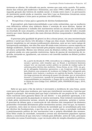 Constituição e Direitos Fundamentais em Perspectiva