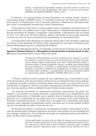 Constituição e Direitos Fundamentais em Perspectiva