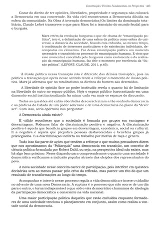 Constituição e Direitos Fundamentais em Perspectiva