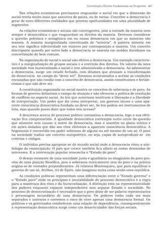 Constituição e Direitos Fundamentais em Perspectiva