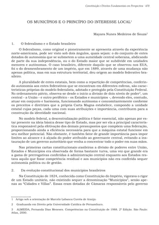 Constituição e Direitos Fundamentais em Perspectiva