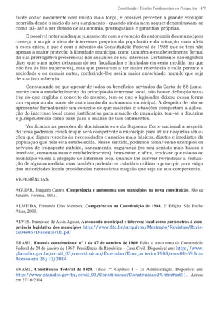 Constituição e Direitos Fundamentais em Perspectiva