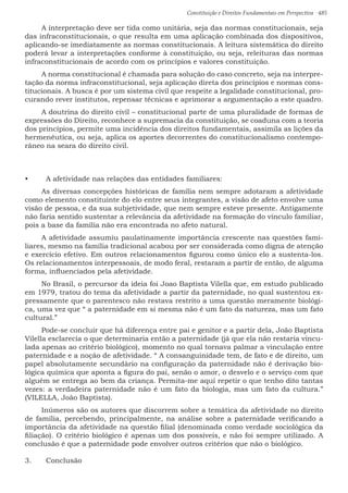 Constituição e Direitos Fundamentais em Perspectiva