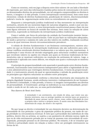 Constituição e Direitos Fundamentais em Perspectiva