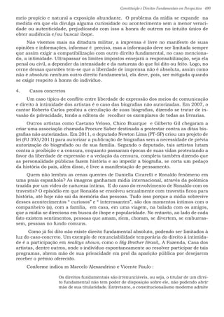 Constituição e Direitos Fundamentais em Perspectiva